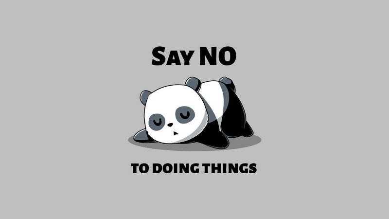 Panda Lying Down