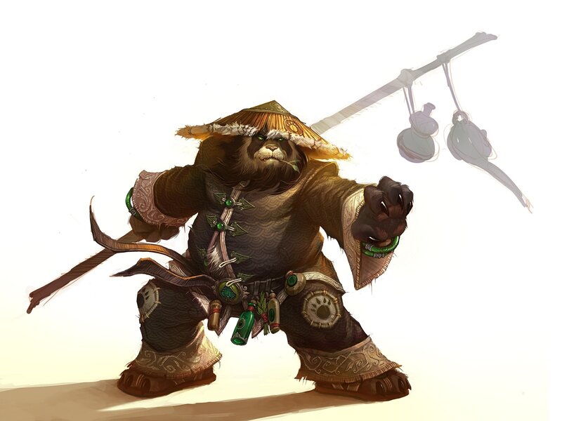 panda monk warrior