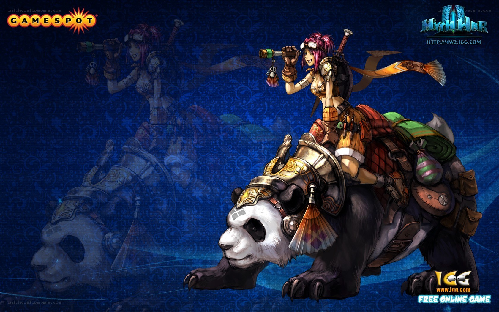 panda rider in myth war