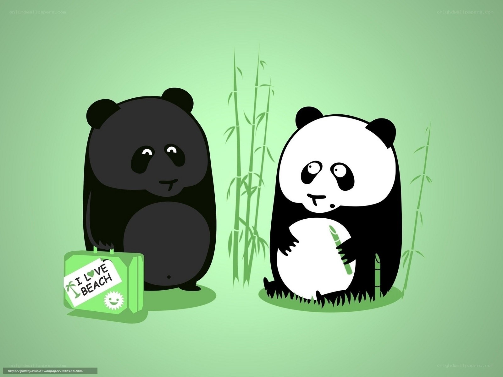 Panda travel buddies