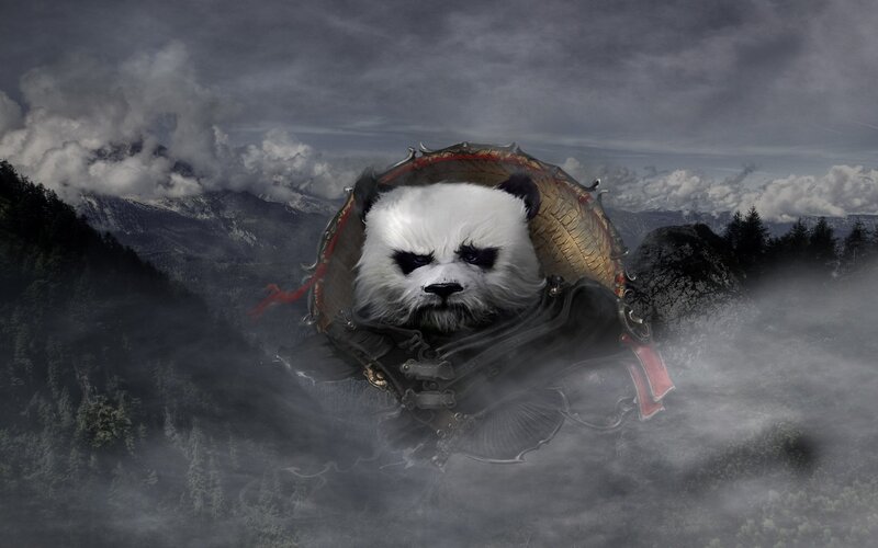 Panda Warrior in Armor