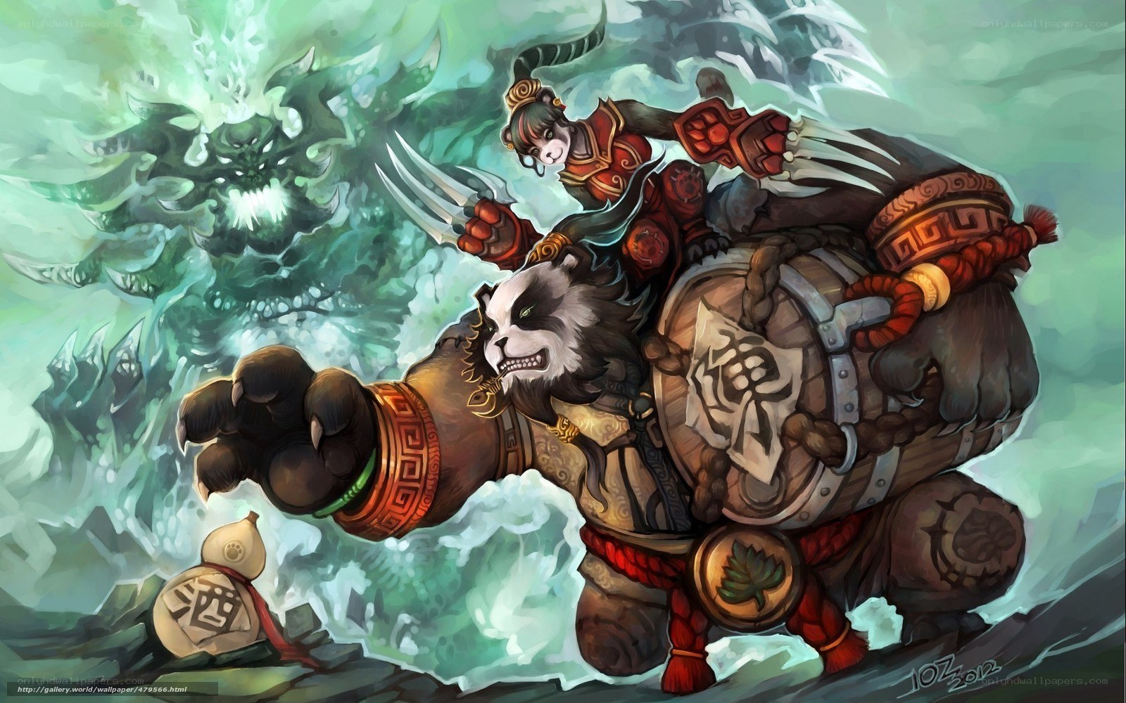 Panda Warrior in Battle