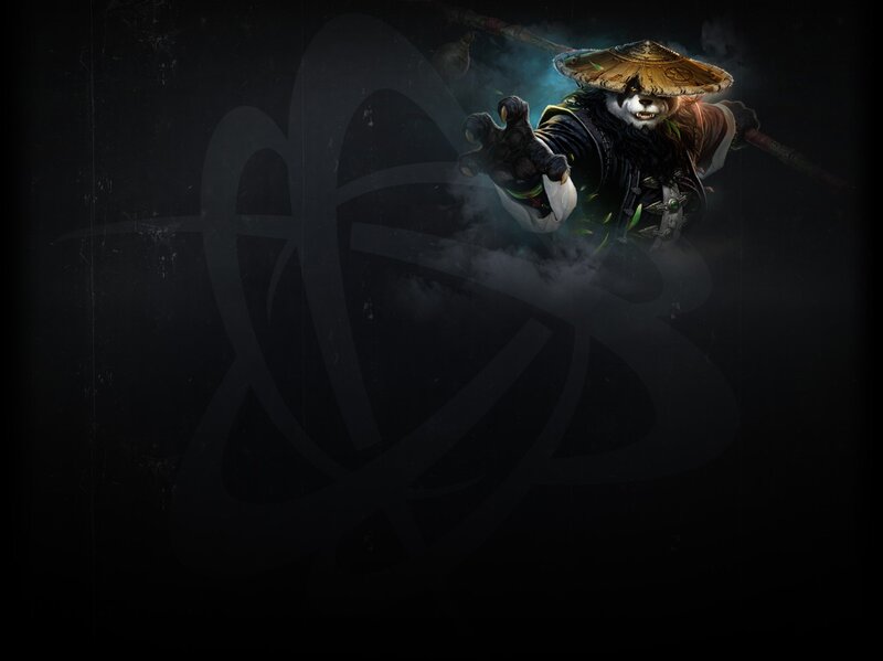 Panda Warrior in Dark Forest