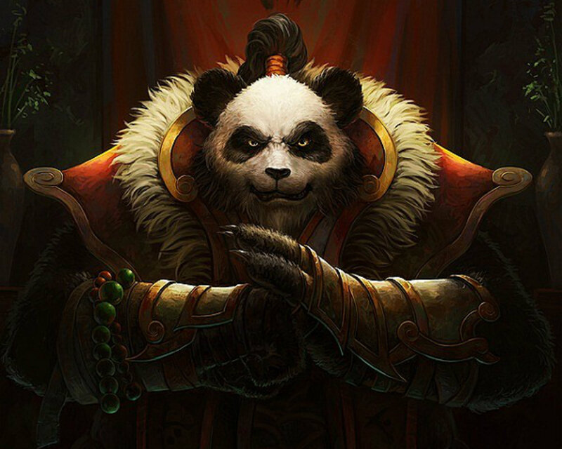 Panda Warrior Monk — Brown