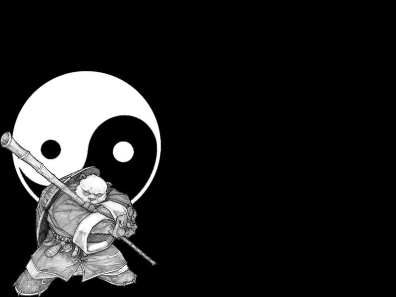 Panda Warrior with Staff