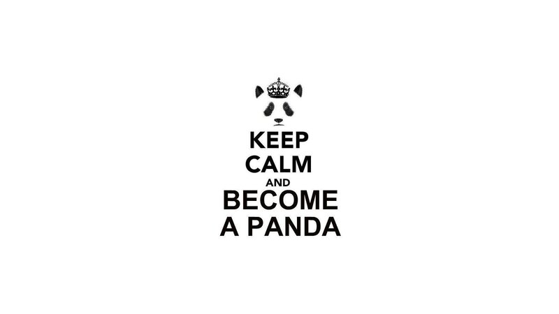 Panda with Crown