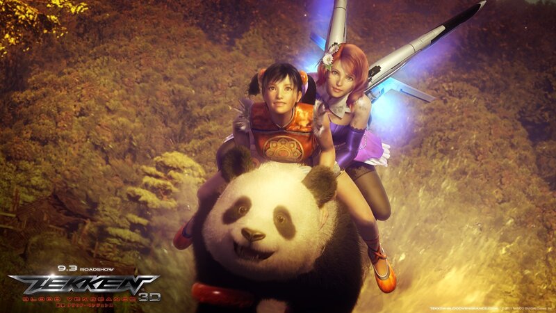 Panda with Two Women — Brown