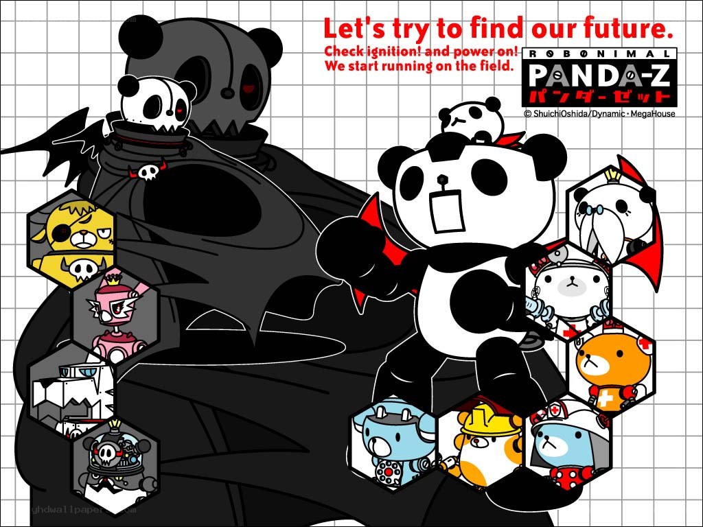 Panda-Z character art