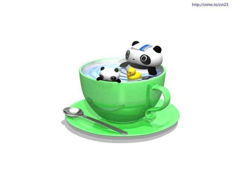 Pandas in a teacup