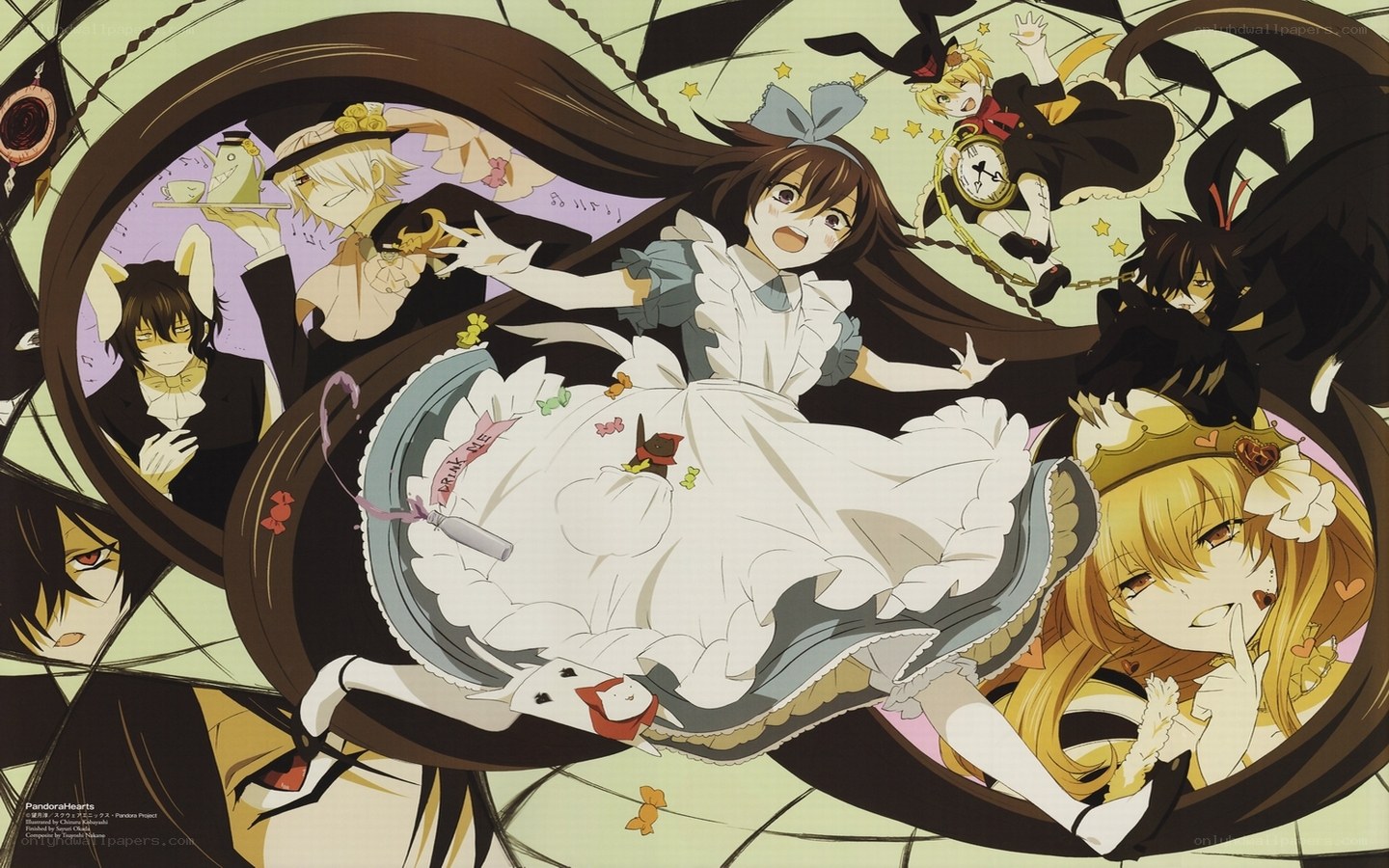 Pandora Hearts character collage