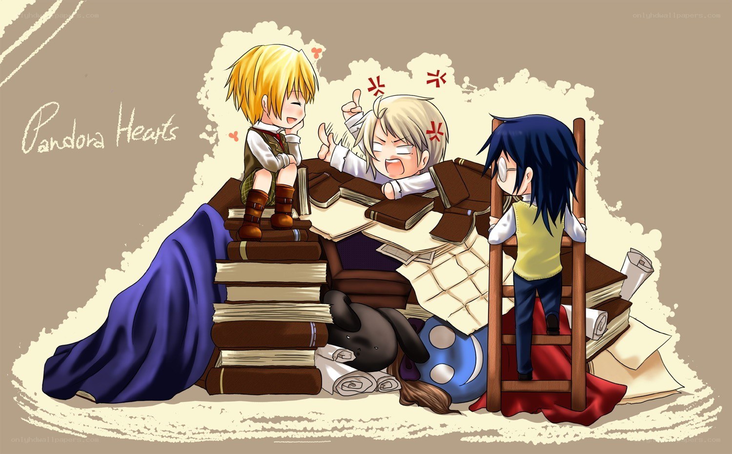 Pandora Hearts chibi characters