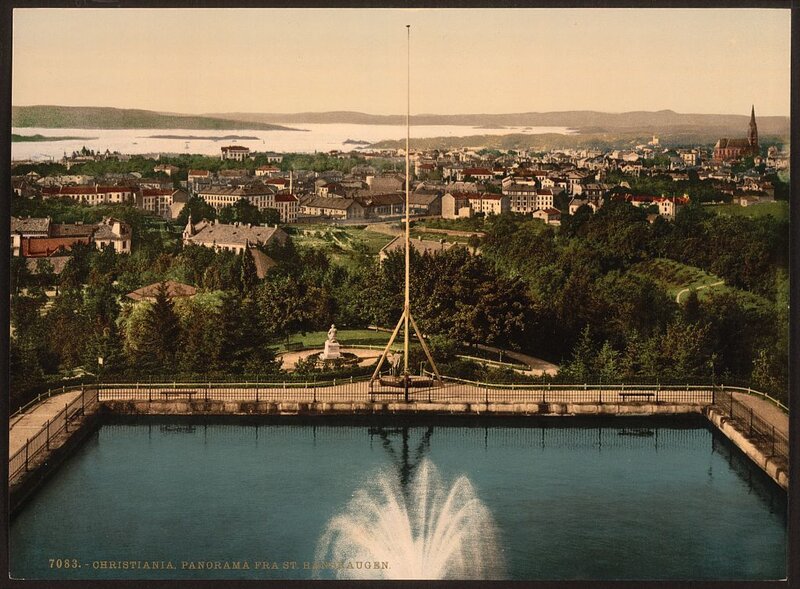 Panorama of Christiania from St. Hanshaugen
