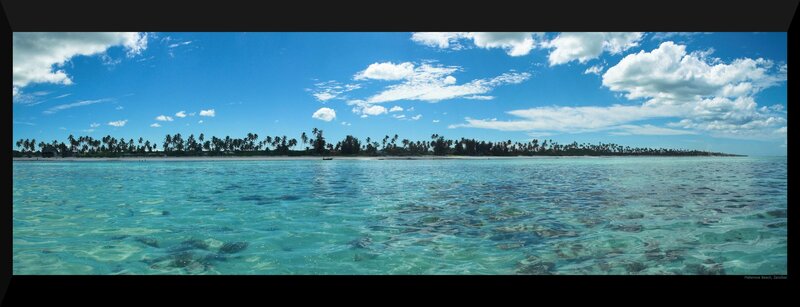 Panoramic beach view