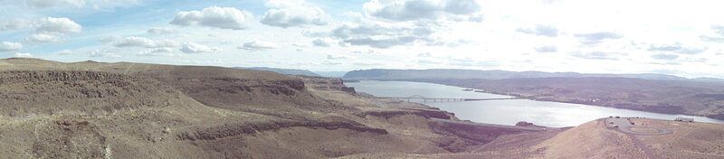 Panoramic Canyon View — Brown