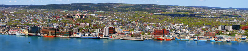 Panoramic City Harbor