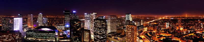 Panoramic City Skyline