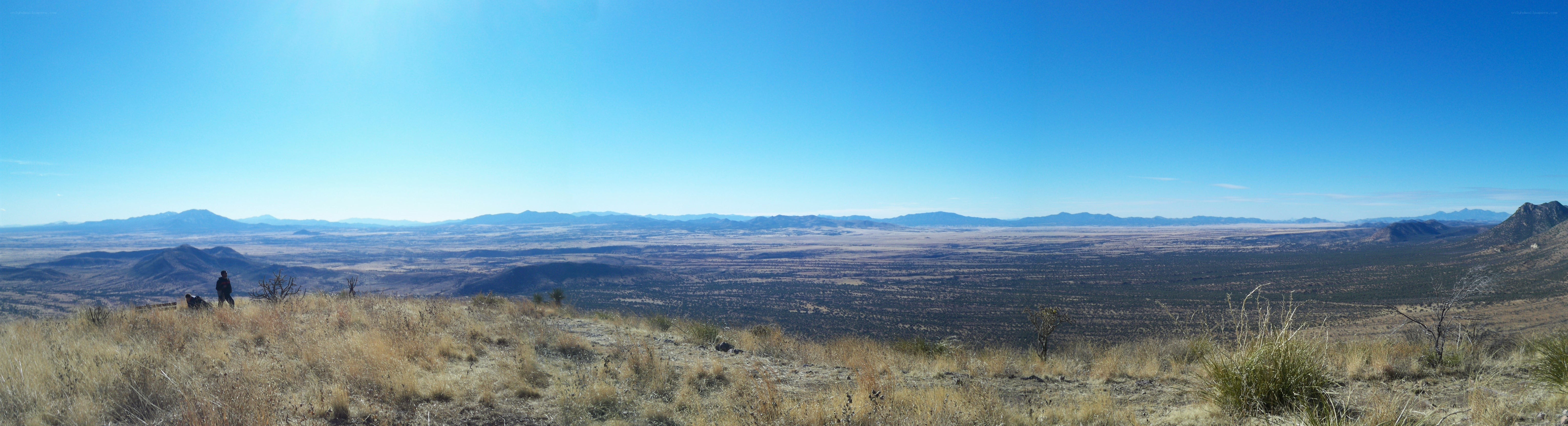 Panoramic desert vista