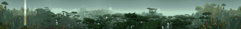 Panoramic jungle landscape