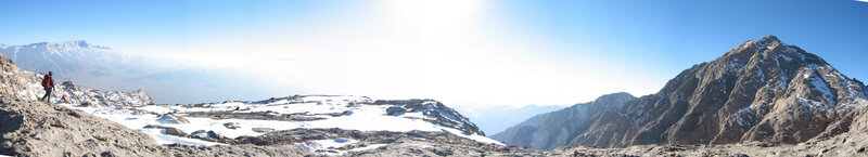 Panoramic mountain landscape