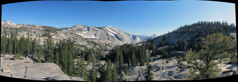 Panoramic mountain landscape