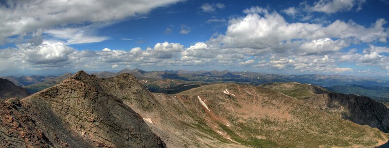 Panoramic mountain landscape
