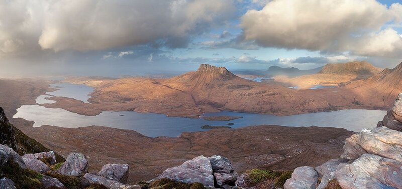 panoramic mountain landscape