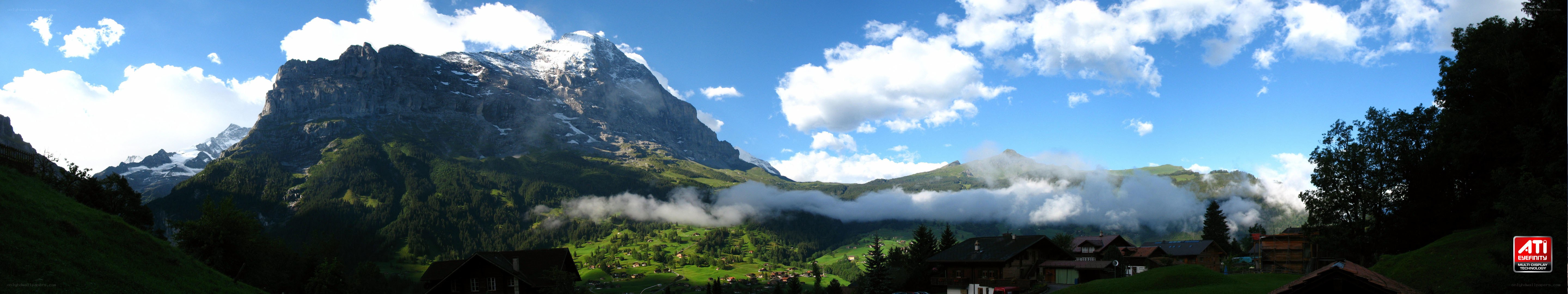 Panoramic mountain landscape