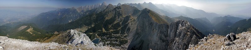 Panoramic mountain landscape