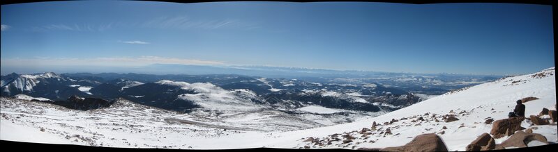 Panoramic mountain view