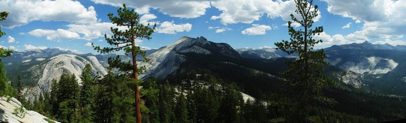 Panoramic Mountain View — Blue, Serene, Afternoon