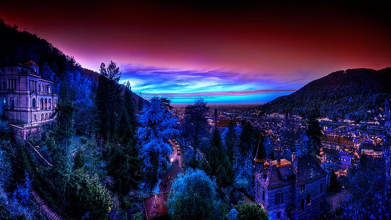 Panoramic Town View