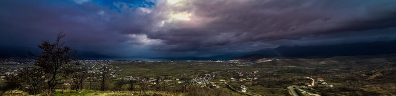 Panoramic Valley Landscape