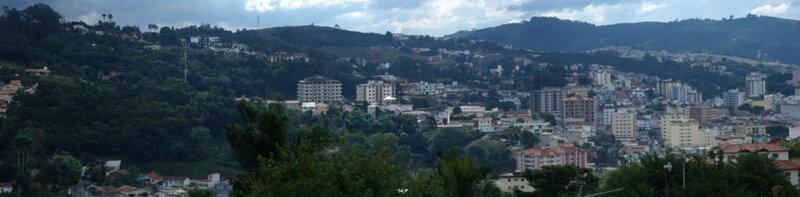 Panoramic view of a city in Brazil