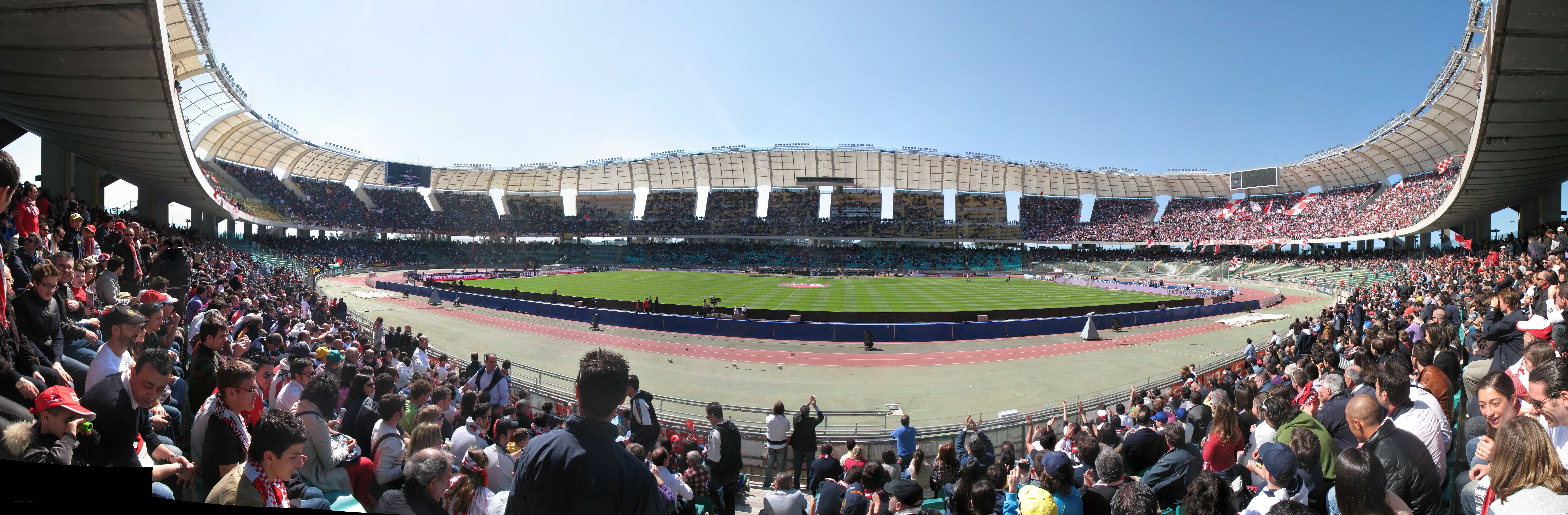 Panoramic view of a stadium
