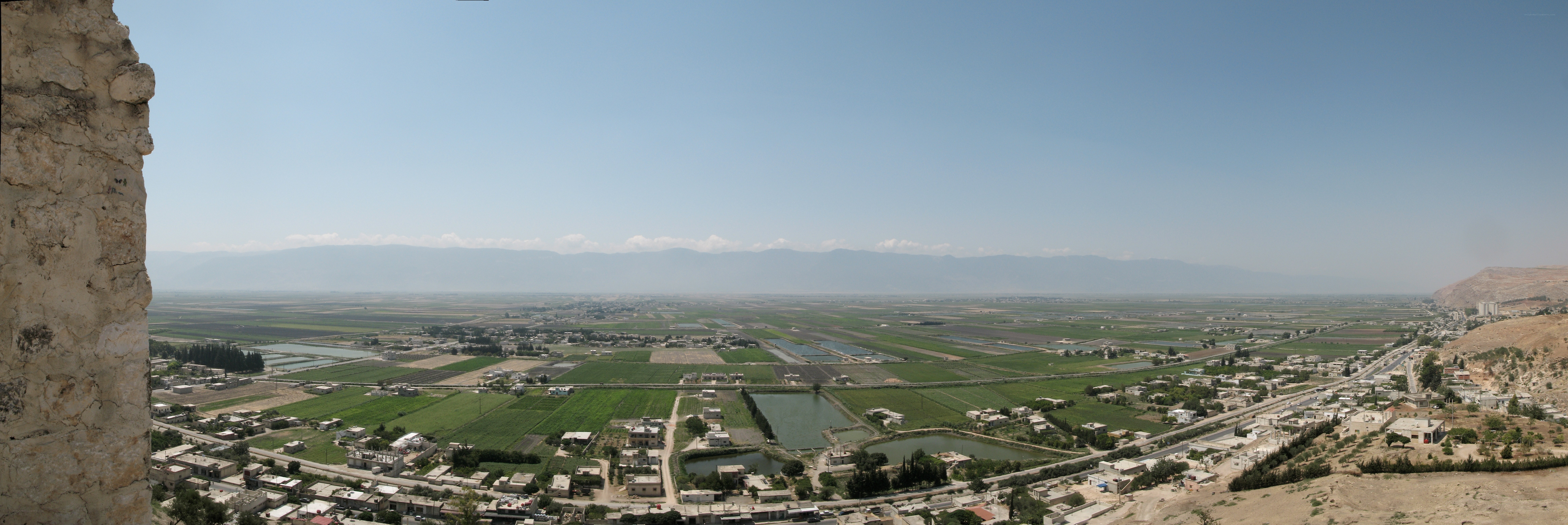 Panoramic view of a valley