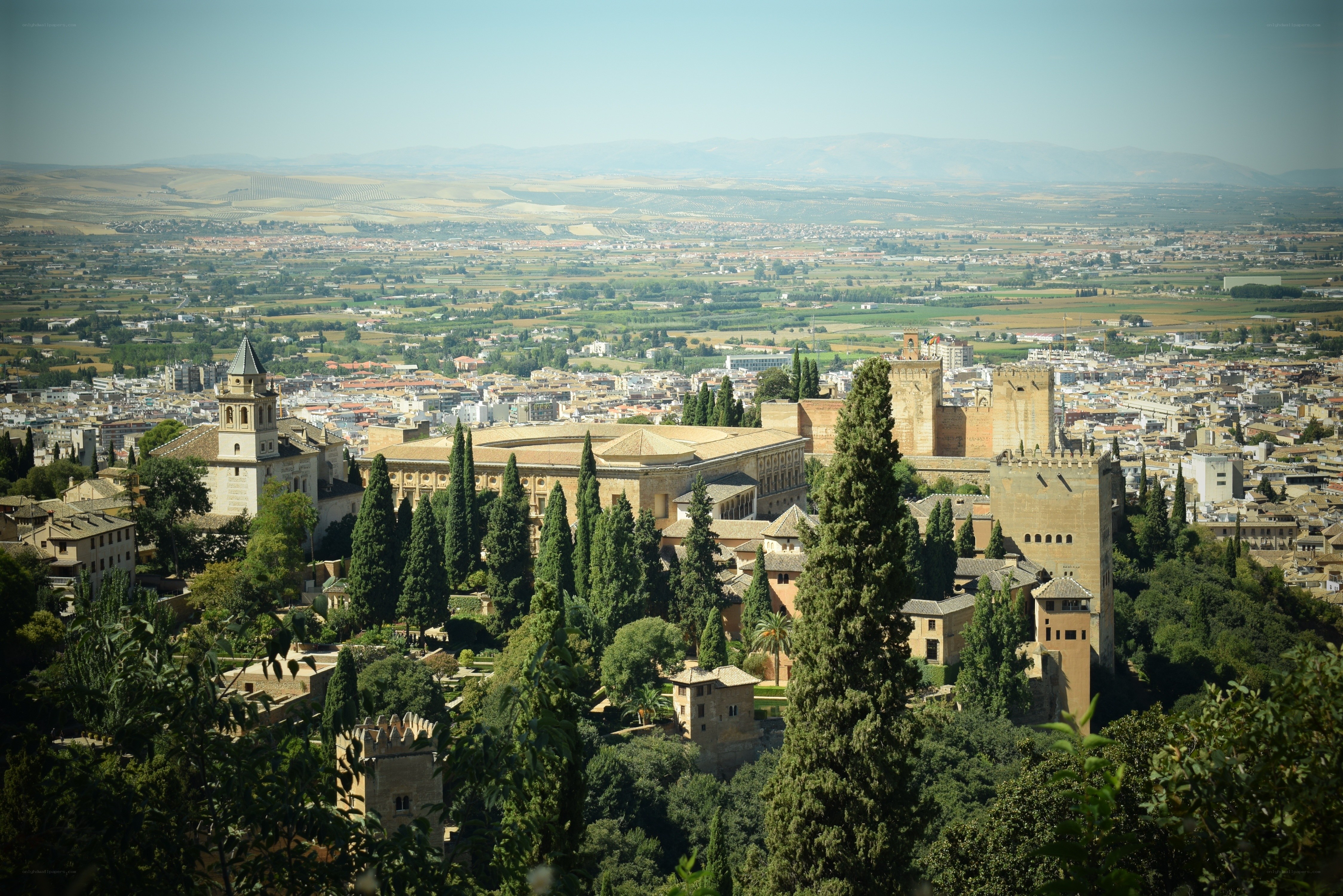 Panoramic view of Alhambra