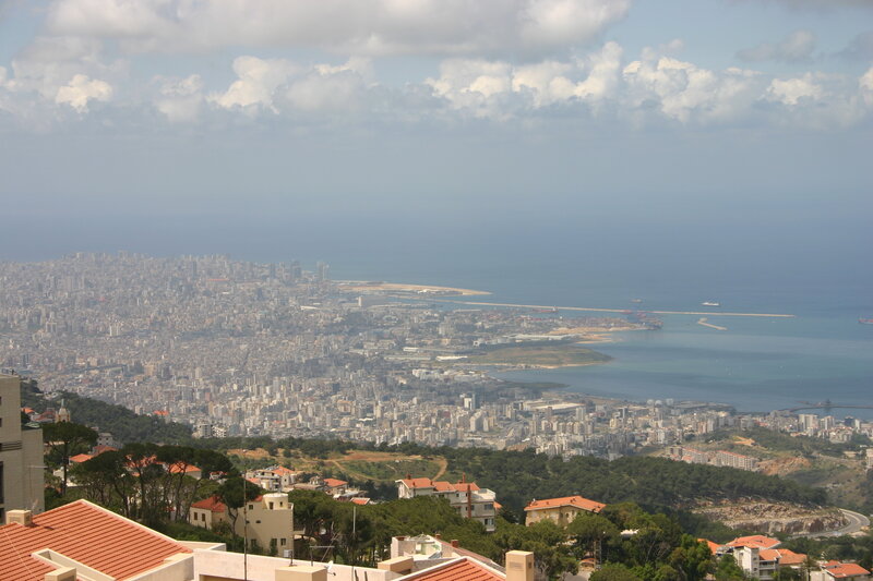 Panoramic view of Beirut