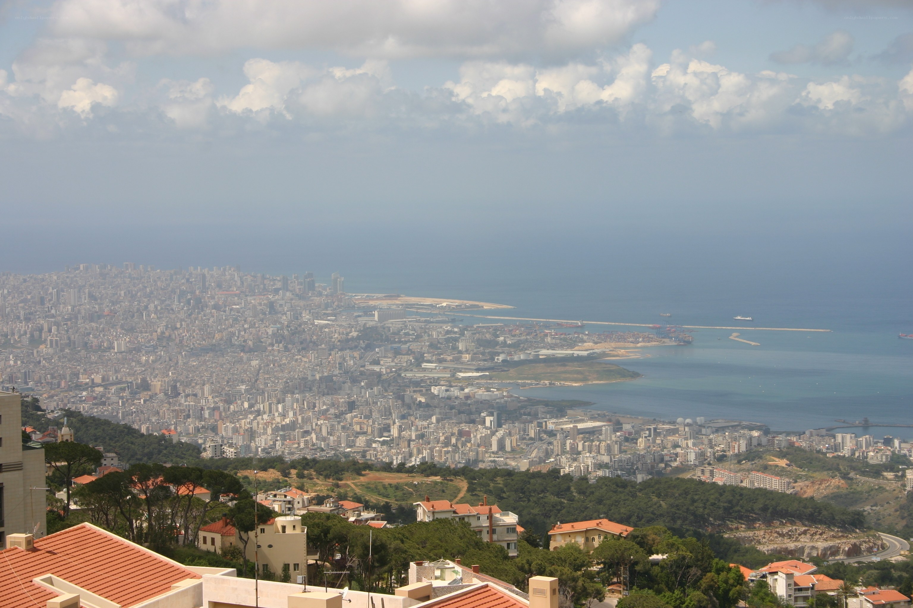 Panoramic view of Beirut