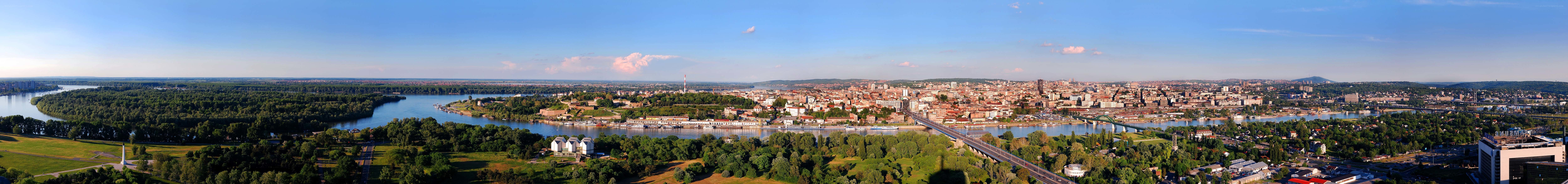 Panoramic view of Belgrade