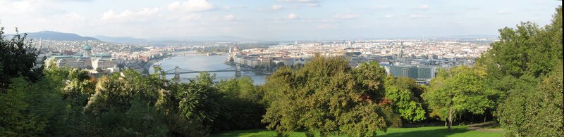 Panoramic view of Budapest