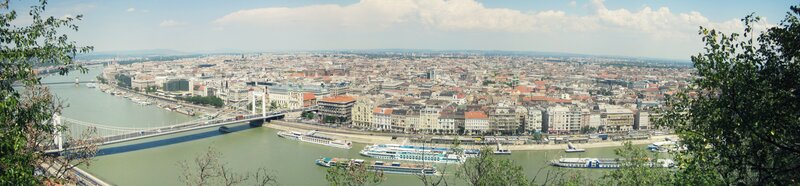 Panoramic view of Budapest
