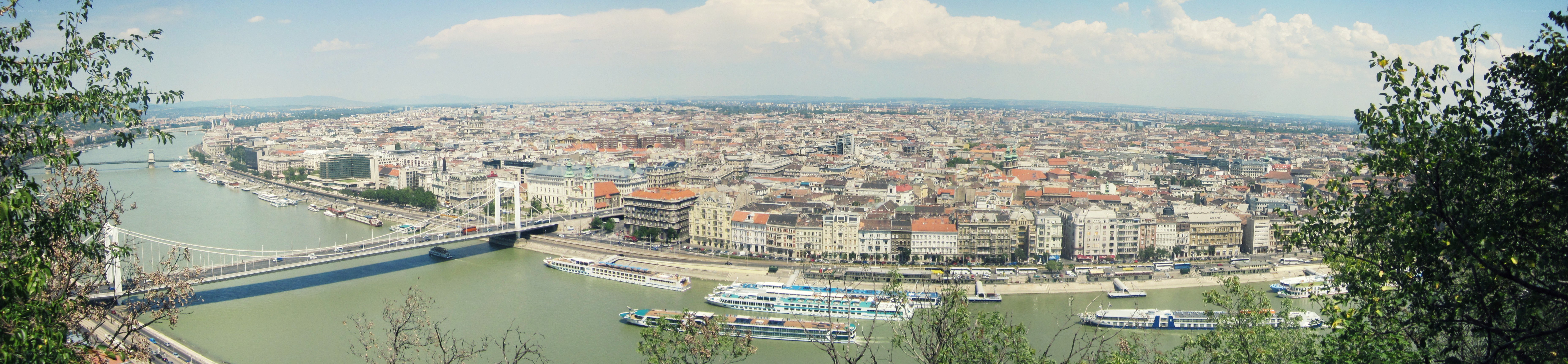 Panoramic view of Budapest