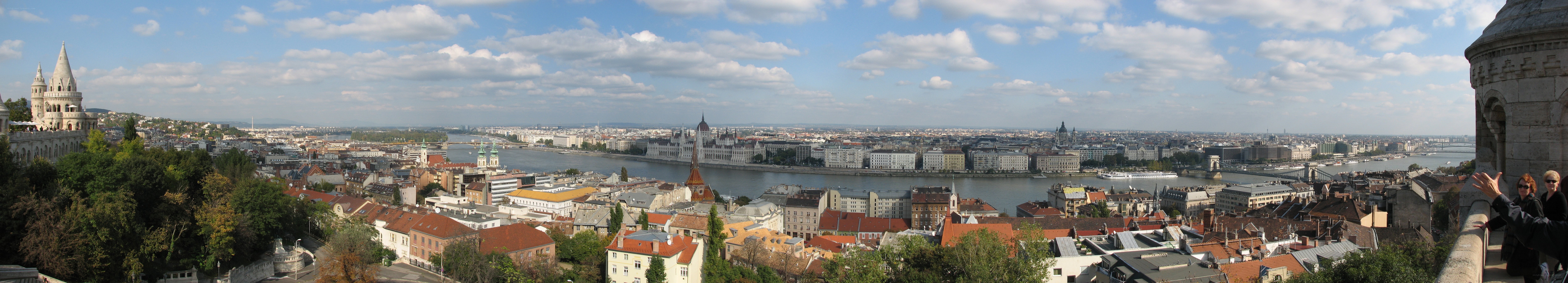 Panoramic view of Budapest