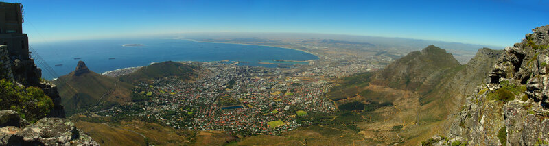 Panoramic view of Cape Town