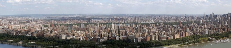 Panoramic View of Central Park — Green