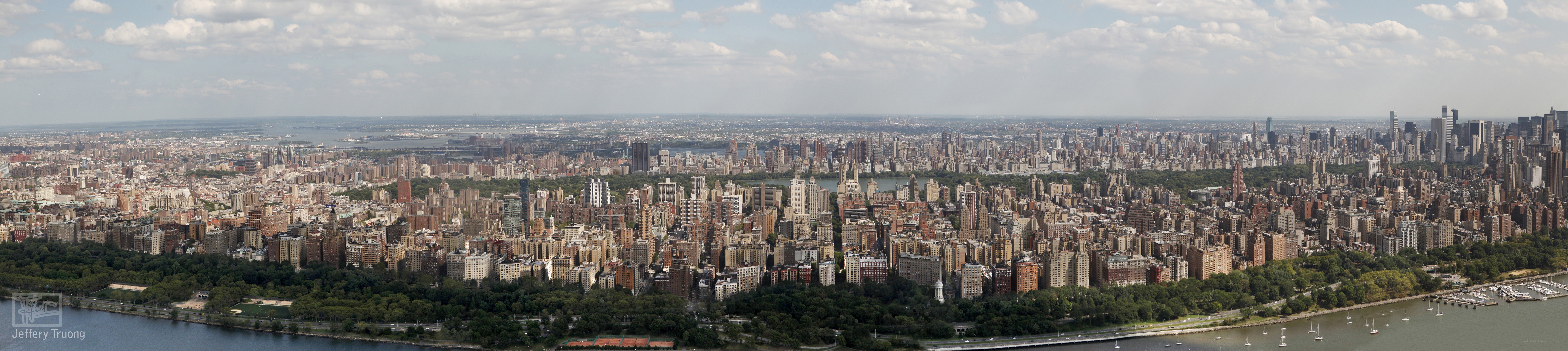 Panoramic view of Central Park