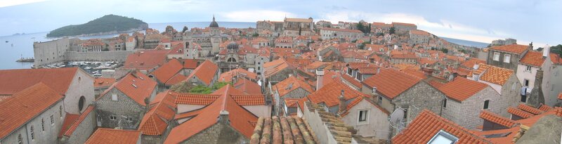 Panoramic view of Dubrovnik