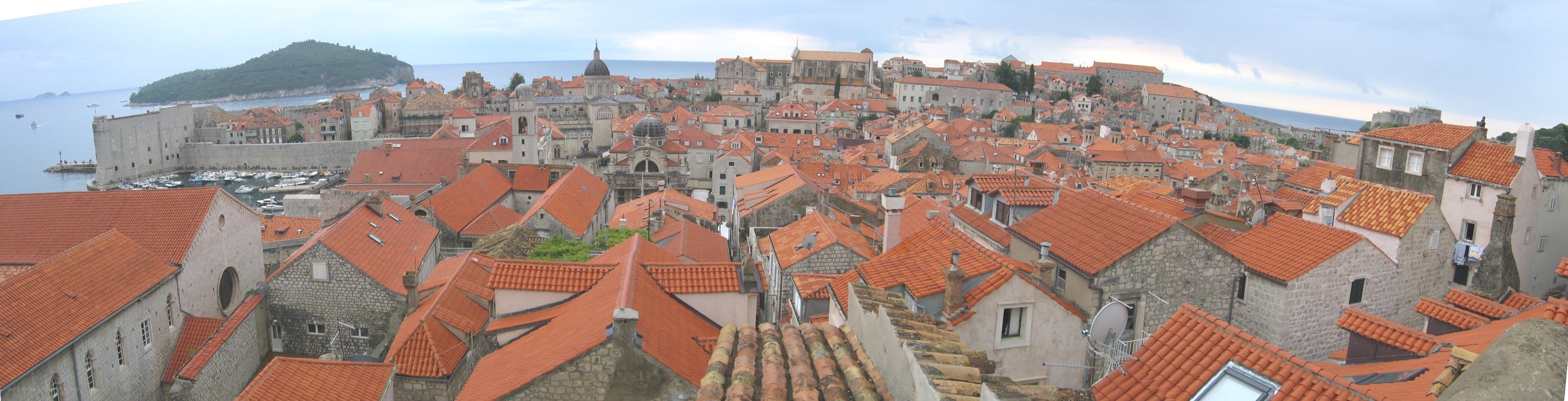 Panoramic view of Dubrovnik