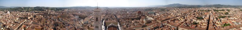 Panoramic view of Florence