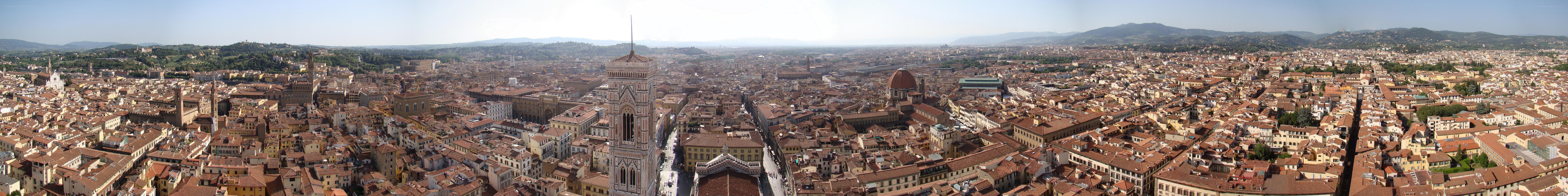 Panoramic view of Florence